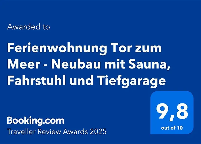 Ferienwohnung Tor Zum Meer - Neubau Mit Sauna, Fahrstuhl Und Tiefgarage